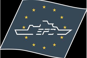 Flag with a boat and Europeen star