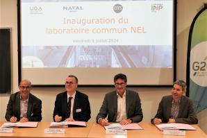 Inauguration du laboratoire dédié à l’étude des signatures électromagnétiques générées par les navires militaires
